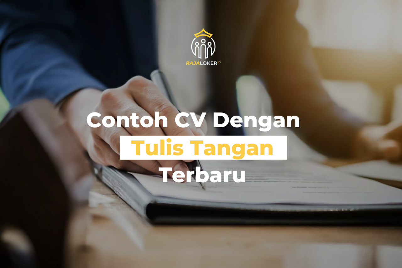 Contoh CV Dengan Tulis Tangan Terbaru