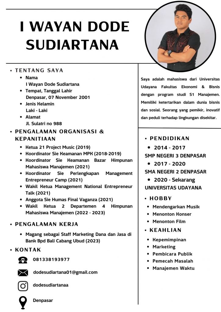 CV Untuk Fresh Graduate