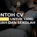 Contoh CV Magang Untuk Yang Masih Kuliah Atau Sekolah