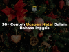 30+ Contoh Ucapan Natal Dalam Bahasa Inggris
